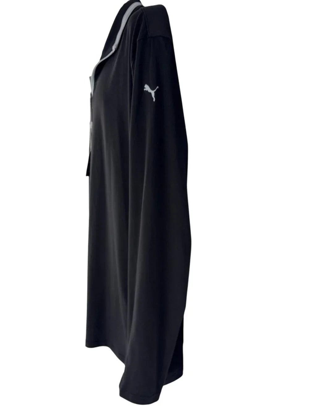 PUMA NWT Black Quarter-Zip Pullover DryCELL Men's Sporty Gorpcore Activewear